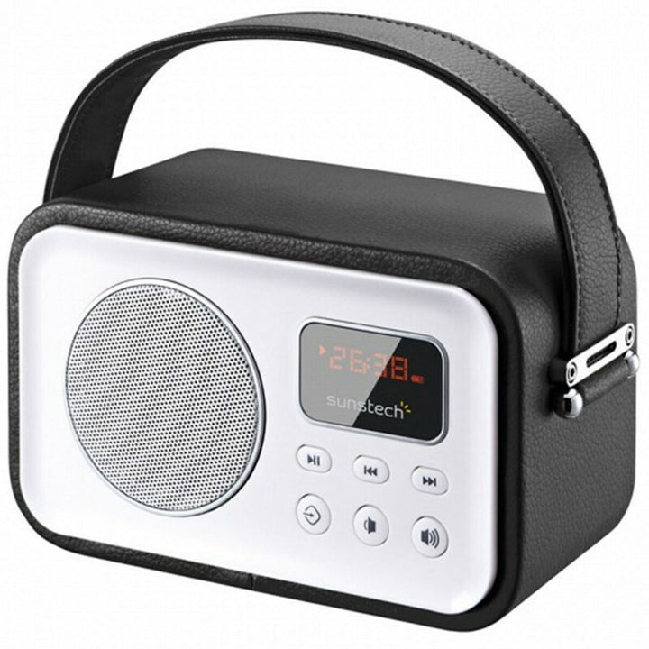 Transistor Radio Sunstech RPBT450 Bluetooth 2,5W Black 2,5 W-0