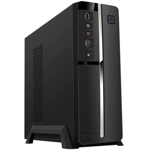 ATX Mini-tower Box with Power Feed TooQ TQC-3005U3 Slim USB 3.0 Black 500 W-10