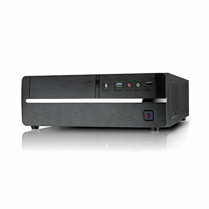 ATX Mini-tower Box with Power Feed TooQ TQC-3005U3 Slim USB 3.0 Black 500 W-5