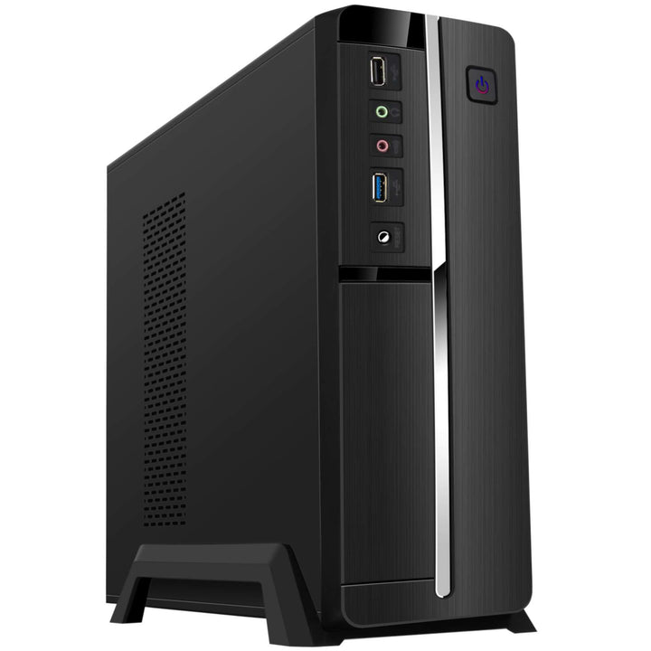 ATX Mini-tower Box with Power Feed TooQ TQC-3005U3 Slim USB 3.0 Black 500 W-3