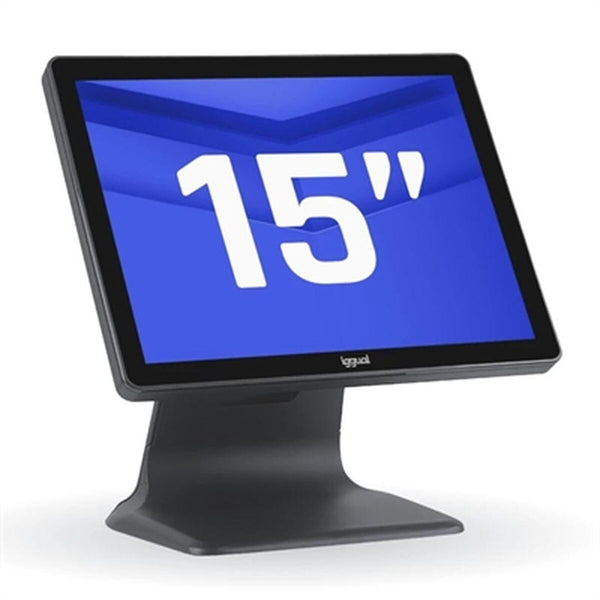All in One iggual TPV AIO 15" J4125 4GB + 128GB 6USB 15" Intel Celeron J4125 4 GB RAM 128 GB SSD-0