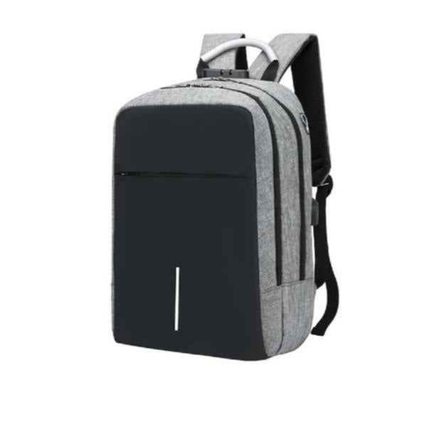 Laptop Backpack Maillon Technologique Ginebra Grey-0