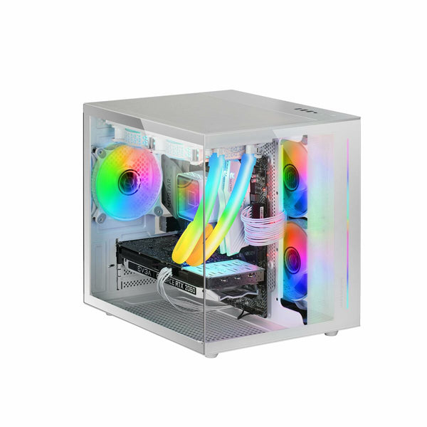 ATX Semi-tower Box Mars Gaming MCVIEWW White-0