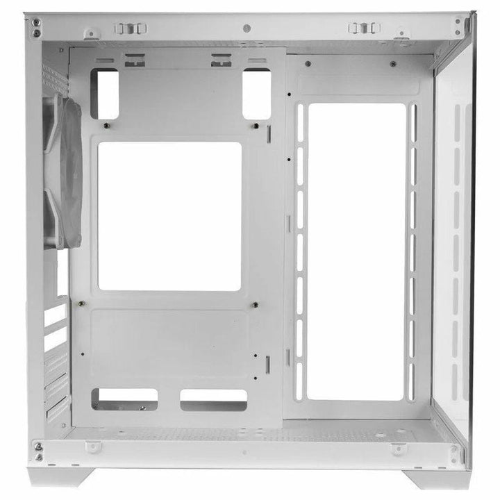 ATX Mini-tower Box Case Mars Gaming MCVIEW2W White-1