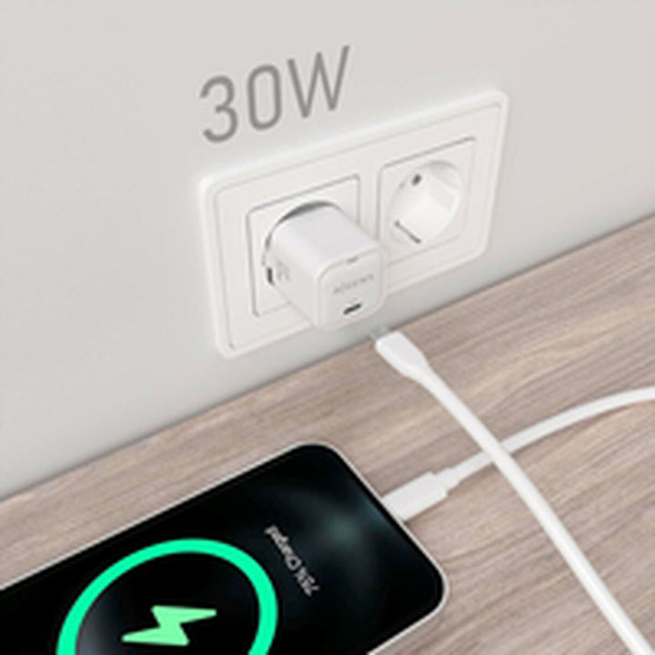 Wall Charger Aisens ASCH-30W1P018-W White 30 W (1 Unit)-1