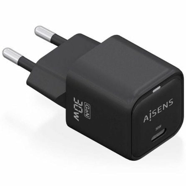 Wall Charger Aisens ASCH-30W1P019-BK Black 30 W (1 Unit)-0