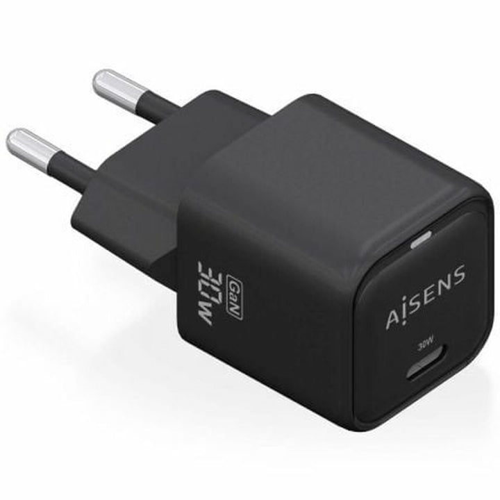 Wall Charger Aisens ASCH-30W1P019-BK Black 30 W (1 Unit)-0