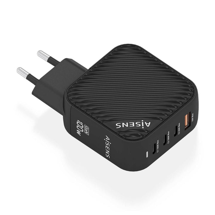 Wall Charger Aisens ASCH-100W4P029-BK 100 W Black (1 Unit)-0