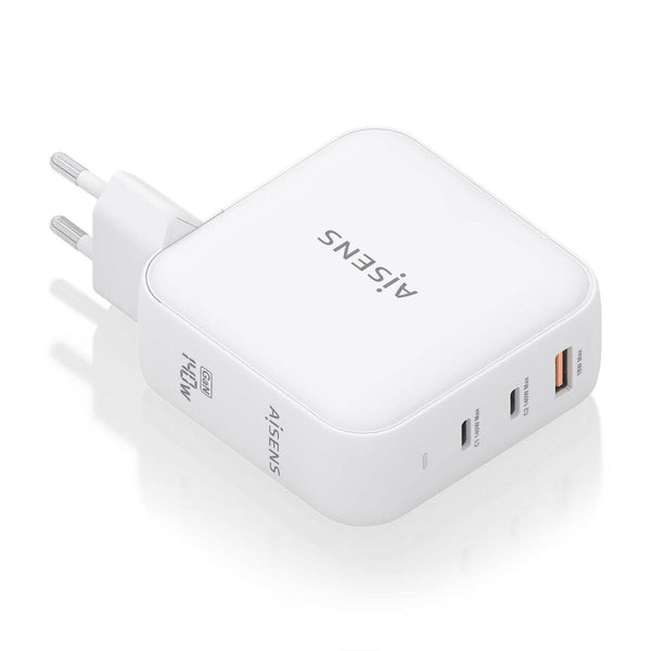Wall Charger Aisens ASCH-140W3P030-W White 140 W (1 Unit)-0
