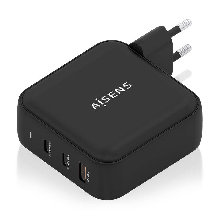 Wall Charger Aisens ASCH-140W3P031-BK 140 W Black (1 Unit)-3