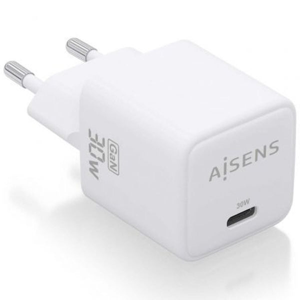 Wall Charger Aisens ASCH-30W1P035-W White 30 W (1 Unit)-0