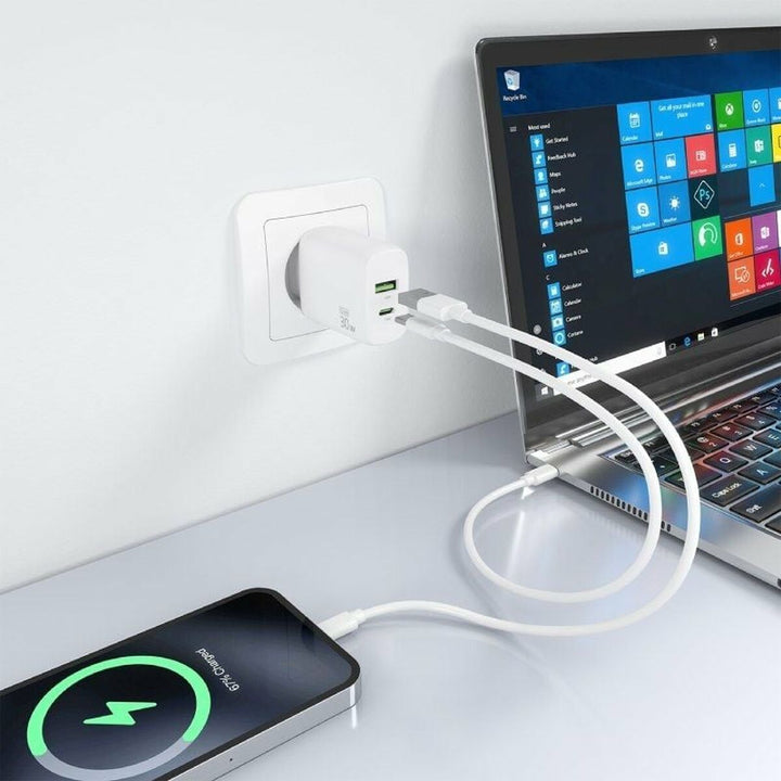 Wall Charger Aisens A110-0923 White 30 W-1