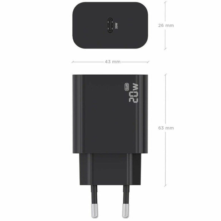 Wall Charger Aisens A110-0939 Black 20 W-2