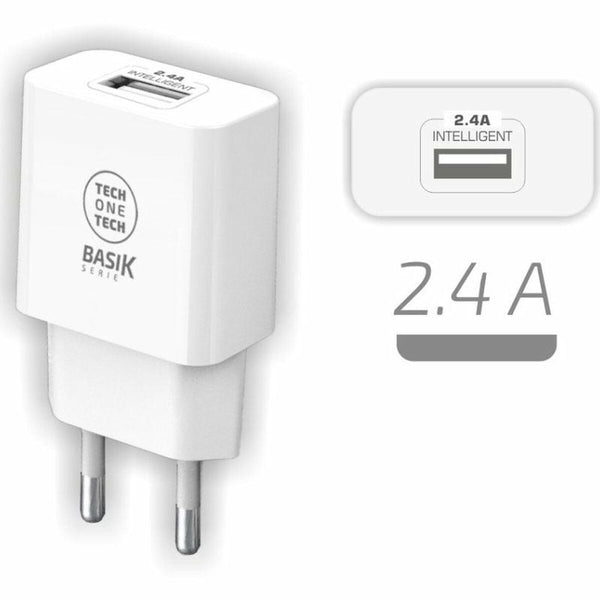 Wall Charger Tech One Tech TEC2904 White-0