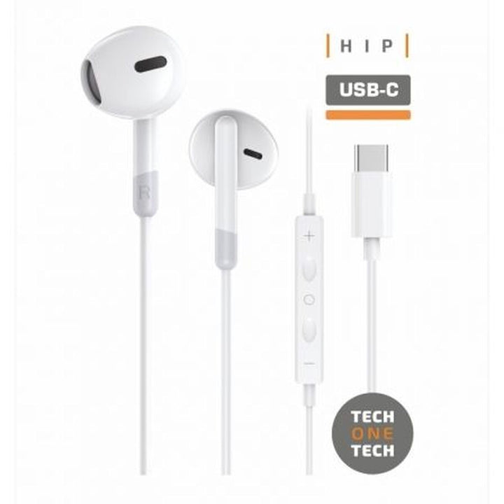 Headphones Tech One Tech TEC1301 White-0