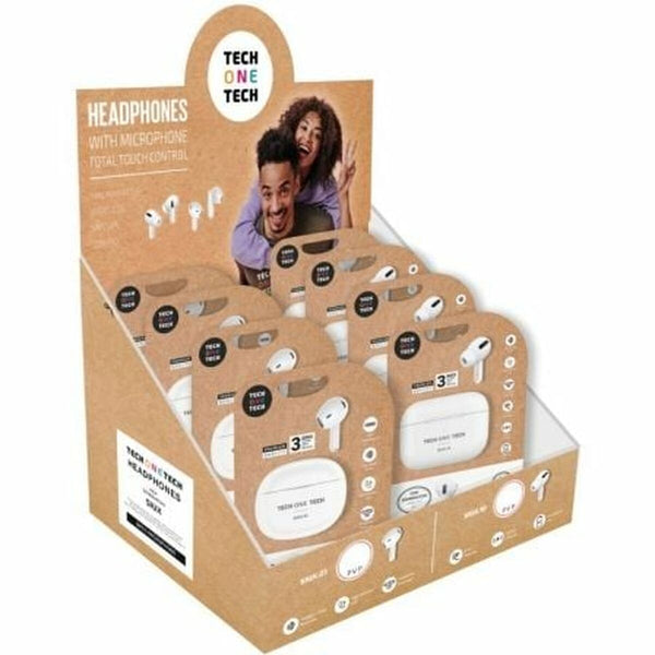 Bluetooth headset Tech One Tech TEC1420 White-0