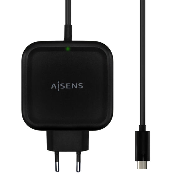 Wall Charger Aisens ASCH-1PD65WL-BK Black 65 W (1 Unit)-0