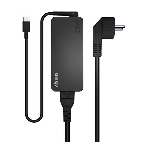 Wall Charger Aisens ASCH-1PD65D-BK 65 W Black (1 Unit)-0