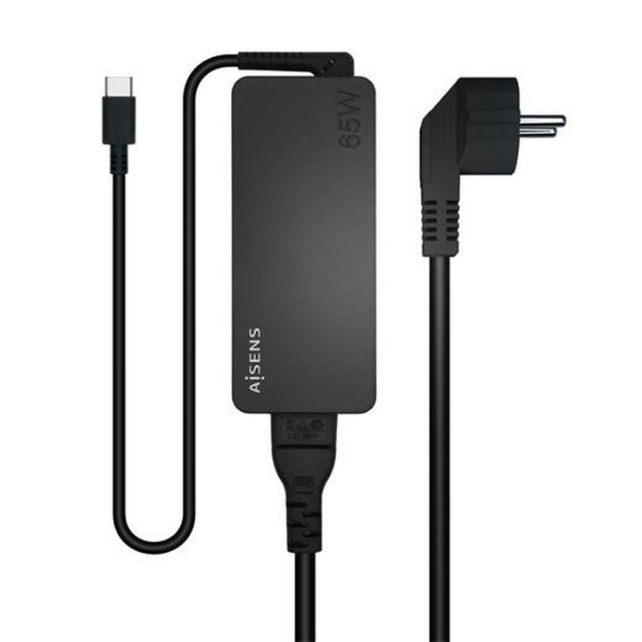 Wall Charger Aisens ASCH-1PD65D-BK 65 W Black (1 Unit)-0