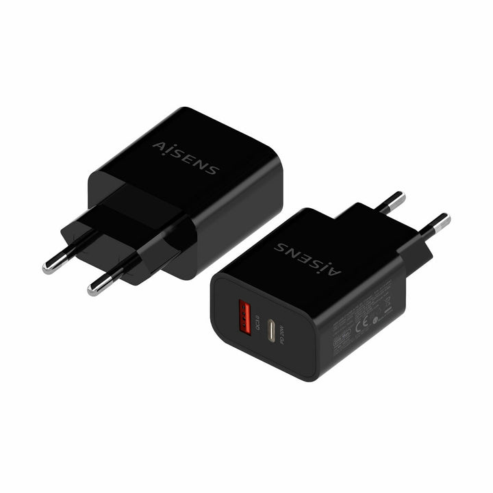 Wall Charger Aisens A110-0682 20 W Black (1 Unit)-1