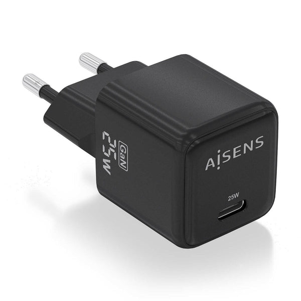 Wall Charger Aisens ASCH-25W1P013-BK 25 W Black (1 Unit)-0