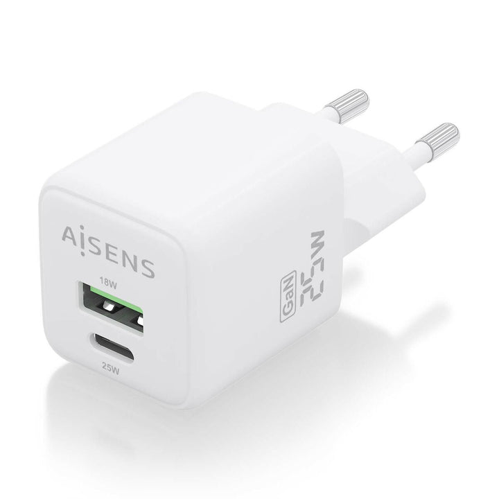 Wall Charger Aisens ASCH-25W2P014-W White 25 W (1 Unit)-4