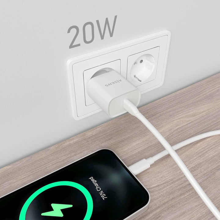 Wall Charger Aisens A110-0752 White 20 W (1 Unit)-1