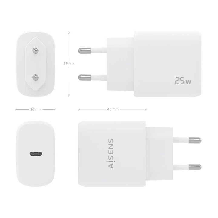 Wall Charger Aisens A110-0756 White 25 W (1 Unit)-2