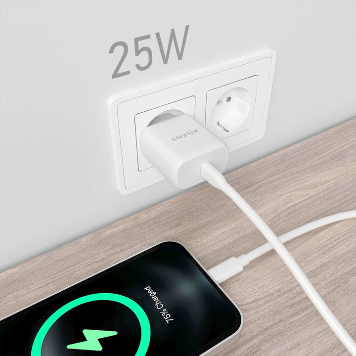 Wall Charger Aisens A110-0756 White 25 W (1 Unit)-1