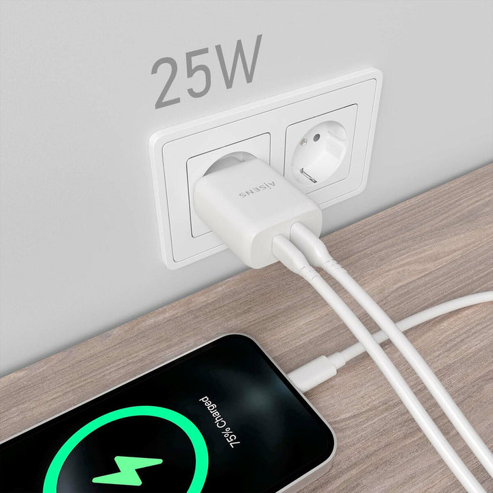 Wall Charger Aisens A110-0758 White 25 W (1 Unit)-1