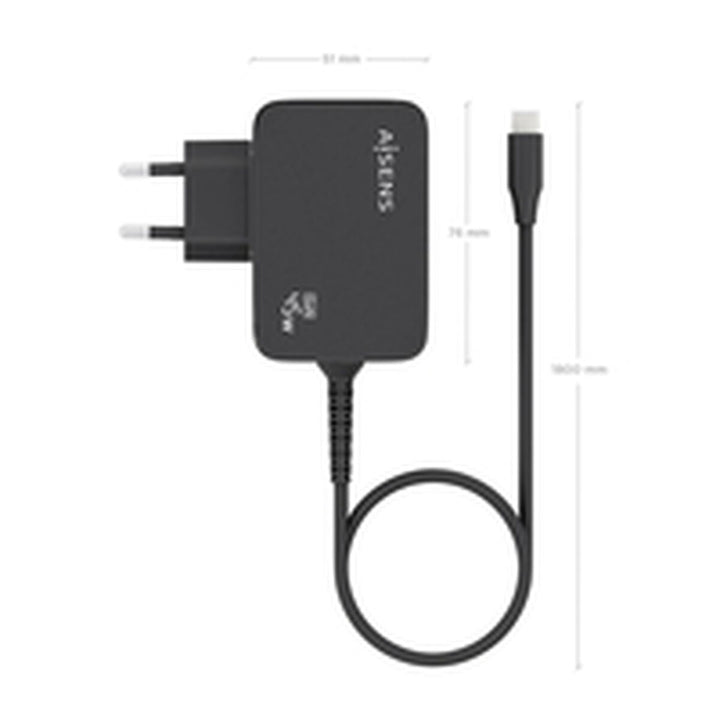 Wall Charger Aisens ASCH-1PD45WL032-BK Black 45 W (1 Unit)-3