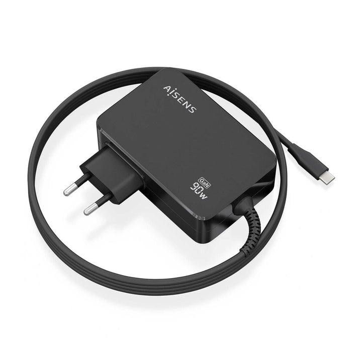 Wall Charger Aisens ASCH-1PD90WL034-BK Black 90 W (1 Unit)-0