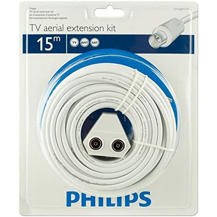 Coaxial TV Antenna Cable Philips SWV2209W/10 Copper 15 m-1