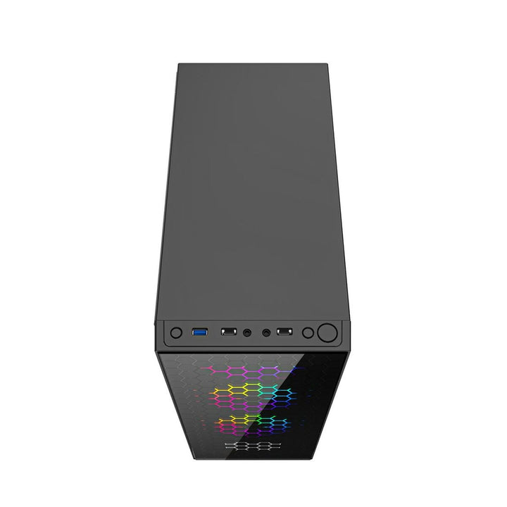 ATX Semi-tower Box GEMBIRD CCC-FC-500 Black Multicolour-6