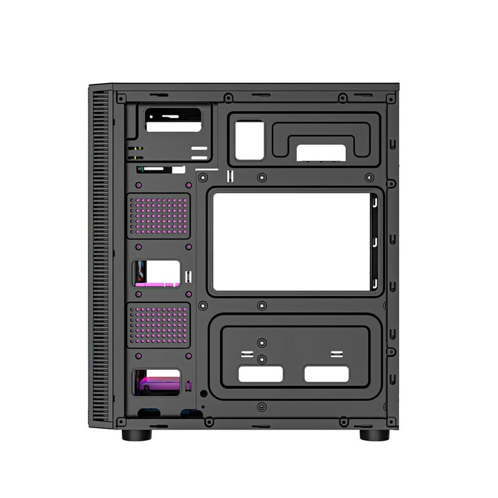 ATX Semi-tower Box GEMBIRD CCC-FC-500 Black Multicolour-3