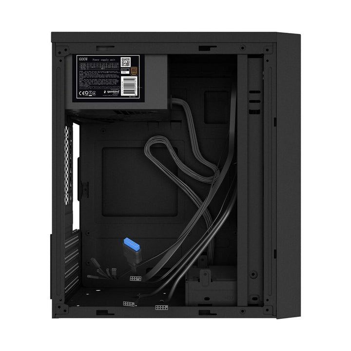 ATX Semi-tower Box GEMBIRD CCC-FC-K170-600W Black-3