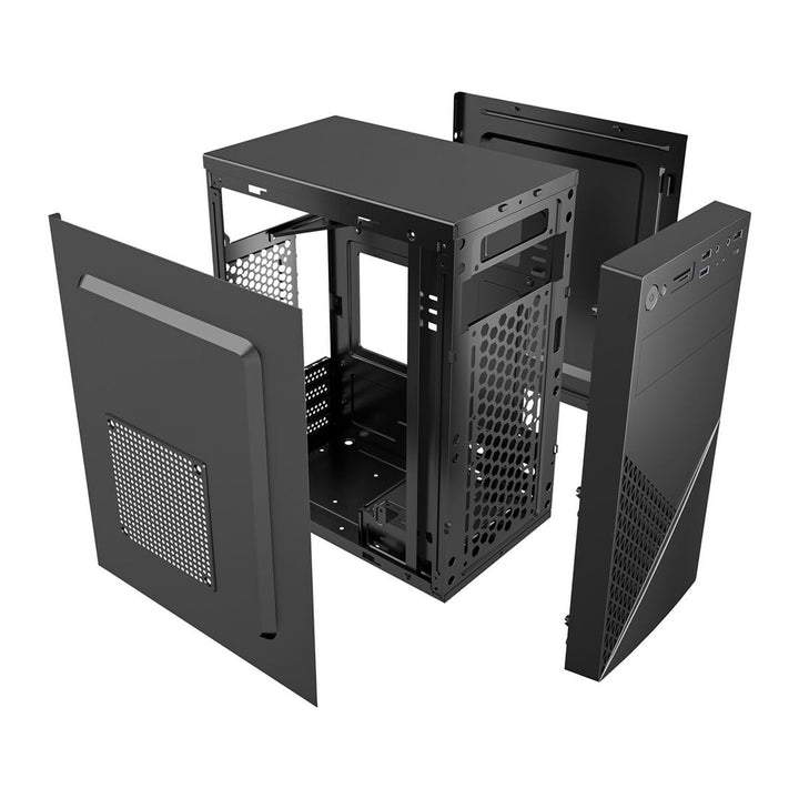 ATX Semi-tower Box GEMBIRD CCC-FC-K170-600W Black-1