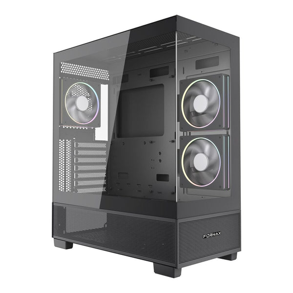 ATX Semi-tower Box GEMBIRD CCC-FC-X550 Black-0
