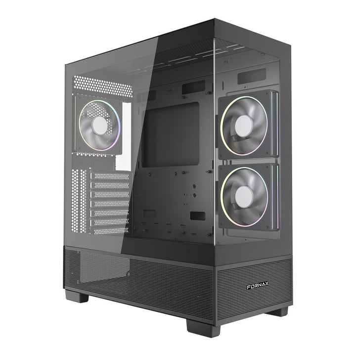 ATX Semi-tower Box GEMBIRD CCC-FC-X550 Black-0