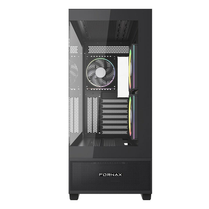 ATX Semi-tower Box GEMBIRD CCC-FC-X550 Black-8
