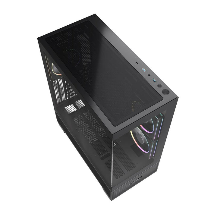 ATX Semi-tower Box GEMBIRD CCC-FC-X550 Black-6