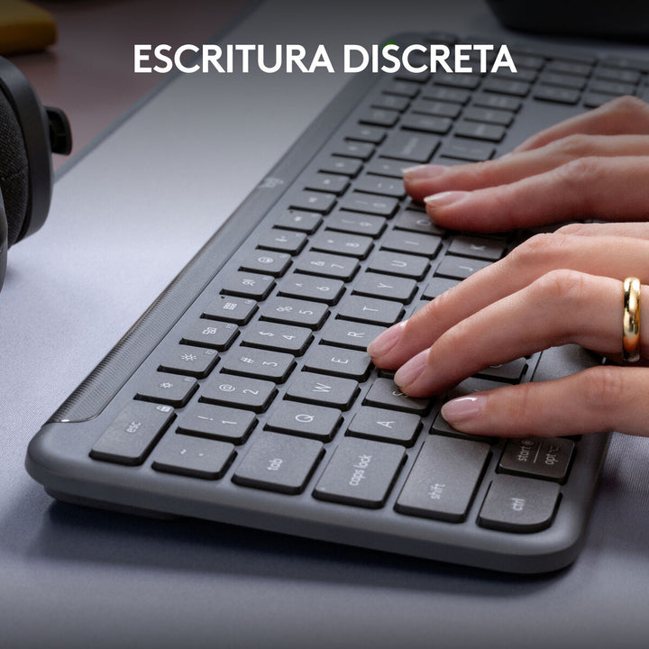 Wireless Keyboard Logitech 920-012455 Graphite QWERTY-6