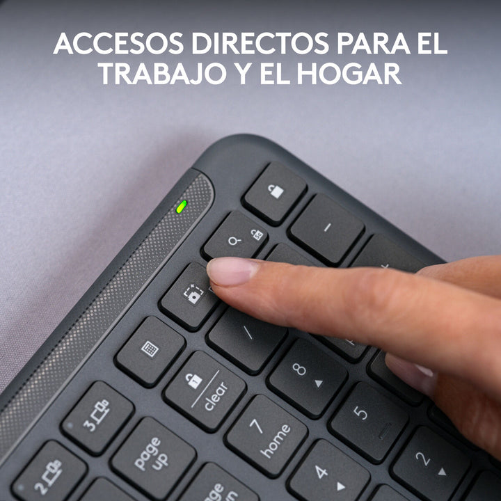 Wireless Keyboard Logitech 920-012455 Graphite QWERTY-4