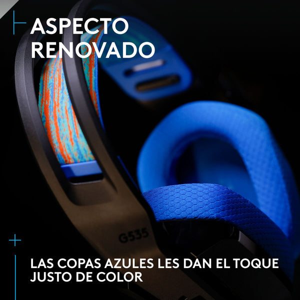 Headphones Logitech 939-002219 Black Black/Blue-0