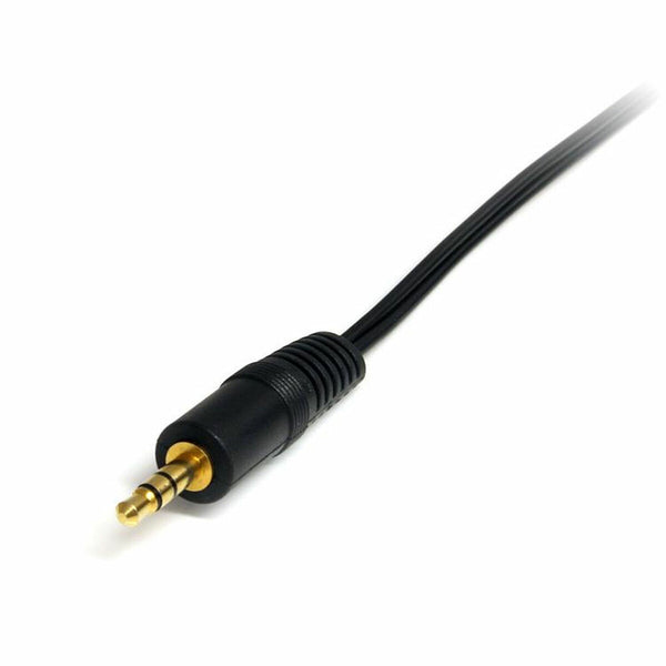 Audio Jack (3.5mm) to 2 RCA Cable Startech MU3MMRCA Black-0