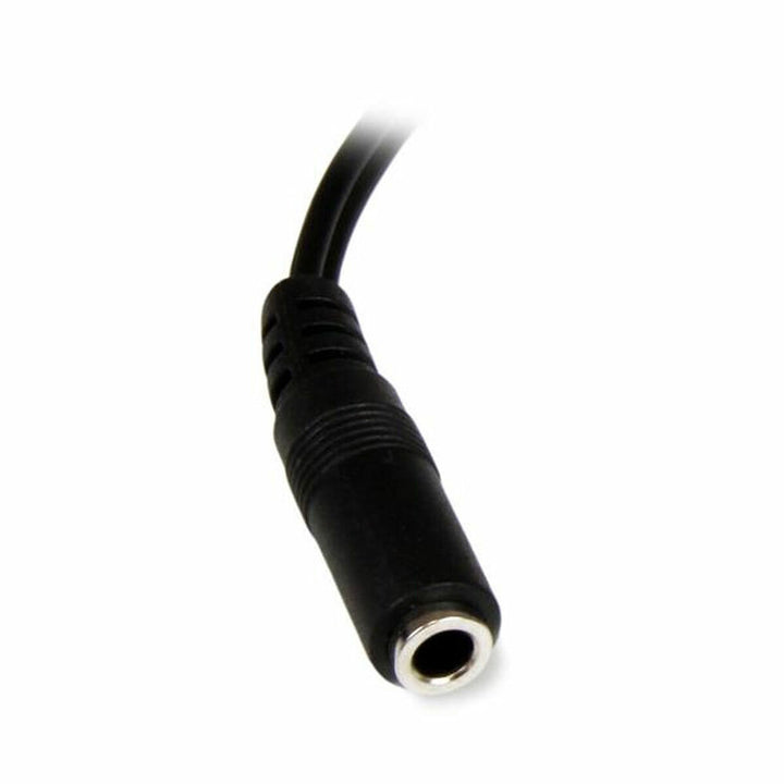 Audio Jack (3.5mm) to 2 RCA Cable Startech MUFMRCA              Black 0,15 m-1