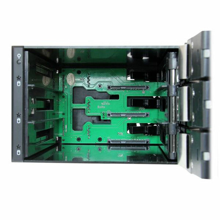 Rack Startech HSB3SATSASBA Black 3,5" Portable-1