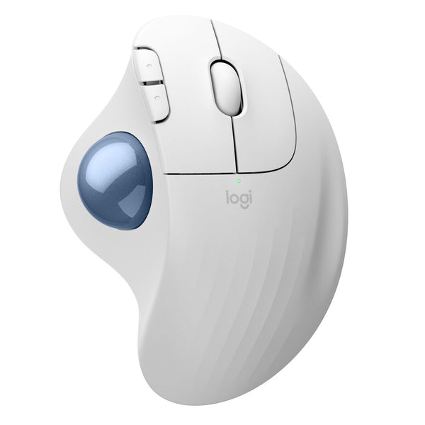 Mouse Logitech M575S White-0