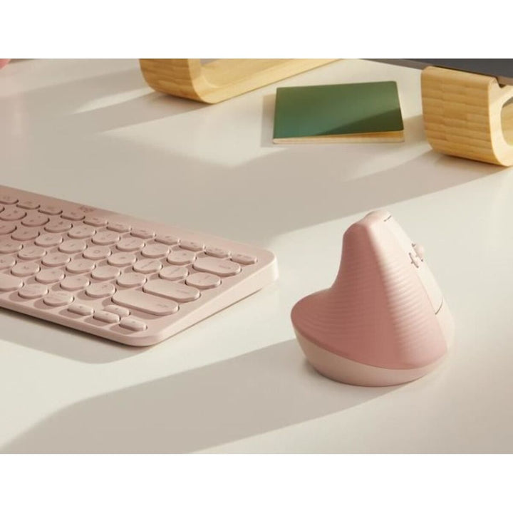 Mouse Logitech Lift Pink Rose-3