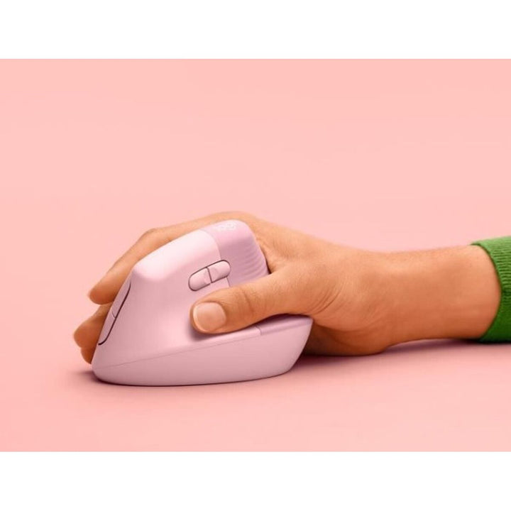 Mouse Logitech Lift Pink Rose-2